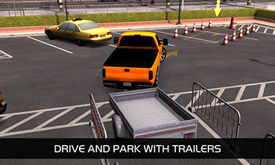 Drive in park with trailer
